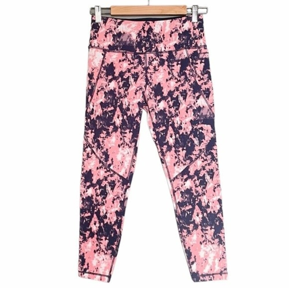 NWT Sweaty Betty Power Pocket Workout Legging Pink Purple Tie Dye Size Small NEW - Picture 2 of 15